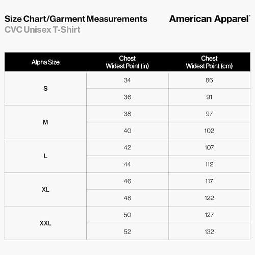 American Apparel Unisex Adult CVC T-Shirt, Style G2001cvc, 2-Pack thumbnail 6