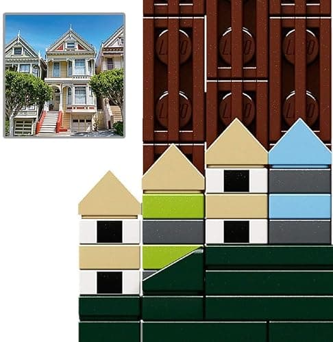 LEGO Architecture Skyline Collection 21043 San Francisco Building Kit Includes Alcatraz Model, Golden Gate Bridge and Other San Francisco Architectural Landmarks (565 Pieces) thumbnail 7
