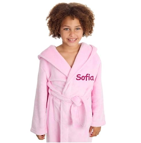 Personalised bathrobe - pink thumbnail 4