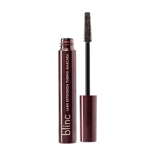 Blinc Lash Extension Tubing Mascara, Extreme Lengthening and Defining Mascara with Biotin, Ultra-Longwearing Washable Mascara, Clean, Vegan and Cruelty-Free, 9mL / 0.30 Fl. OZ - Lash Extension Tubing Mascara - Dark Brown