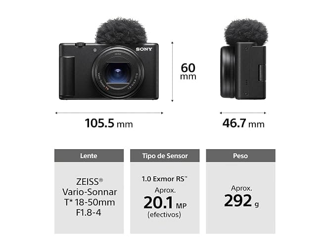 Sony ZV-1 II Premium Compact Digital Camera 4K Video - Black thumbnail 5