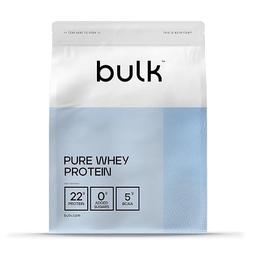 Chocolate Bulk Pure Whey Protein Powder,Chocolate,22g Protein and 5g BCAAs per Scoop,Whey Concentrate Shake,Low Sugar,Supports Muscle Growth and Repair,Smooth Mixing,Vegetarian,1kg - Image 1