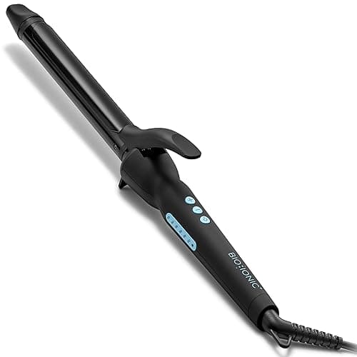 Bio Ionic Long Barrel Styler, Curling Iron with Moisture Heat Technology & NanoIonic MX, Versatile Curling Wand with Adjustable Heat Settings, Hair Curler with Extended Barrel - Image 1
