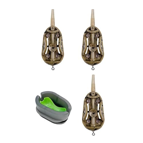 Method Feeder Lot de 25 g 35 g 45 g avec moule à dégagement rapide Accessoires pour carpe Barbel grossier - Image 1