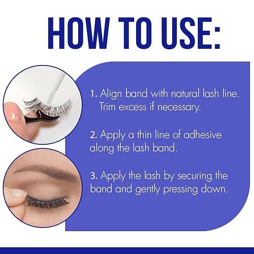 DUO Quick-Set Strip Lash Adhesive – Clear, Waterproof, Long-Lasting Lash Glue, Fast-Drying for False Lashes, 0.18 oz, 1-Pack thumbnail 5