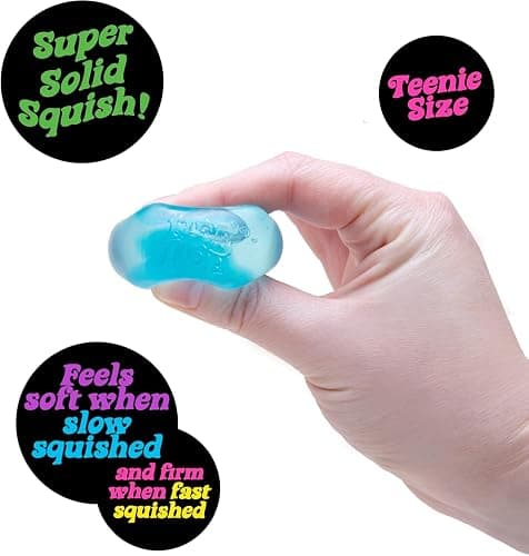 Schylling NeeDoh Nice Ice Baby - Sensory Squeeze Toy - Single Mini Nice Cube in Assorted Colors - Ages 3+ (Pack of 3) thumbnail 5
