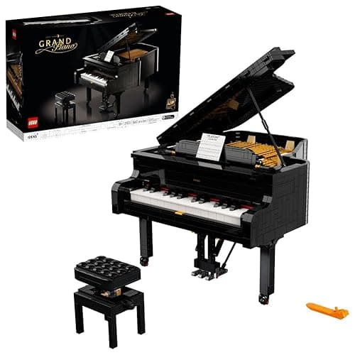 LEGO Ideas Grand Piano 21323 Model Building Set for Adults, Collectible Home Décor Kit, Gift for Music Lovers with Motor and Power Functions - Image 1