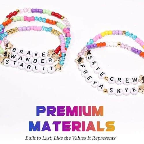 AICase for Freya Merch Skye Gifts Inspired Bracelets 5 Pcs Stackable Stretch Beaded Friendship Bracelets Concert Outfit Vinyl Poster Sticker Merchandise Gifts for Fans Women Birthday Christmas thumbnail 3