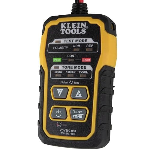 Klein Tools VDV500-820 Wire Tracer Tone Generator and Probe Kit Continuity Tester for Ethernet, Telephone, Speaker, Coax, Video, and Data Cables, RJ45, RJ11, RJ12 thumbnail 7
