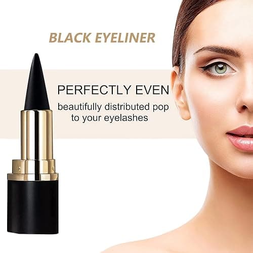 Miss Rose M Gel Eyeliner, 2 Pcs Black Eyeliner Pencils, delineador de ojos contra el agua, Easy to Use, Eye Makeup for Women (Black Pack of 2) thumbnail 8