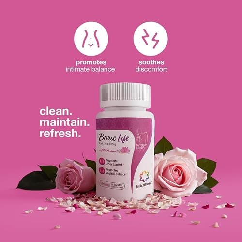 NutraBlast Boric Acid Vaginal Suppositories - 100% Pure Made in USA - Boric Life Intimate Health Support (30 Count) thumbnail 6