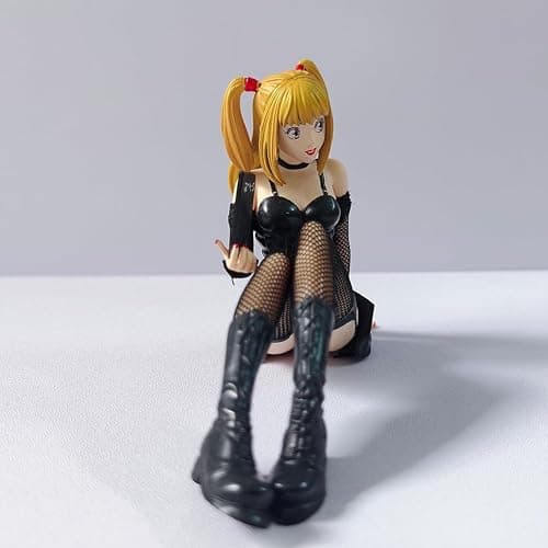 Anjinguang Amane Figure Black Uniform Manga Girls Statue 11CM Sitting Posture Model Collectibles Ornaments Desktop Decorations thumbnail 2