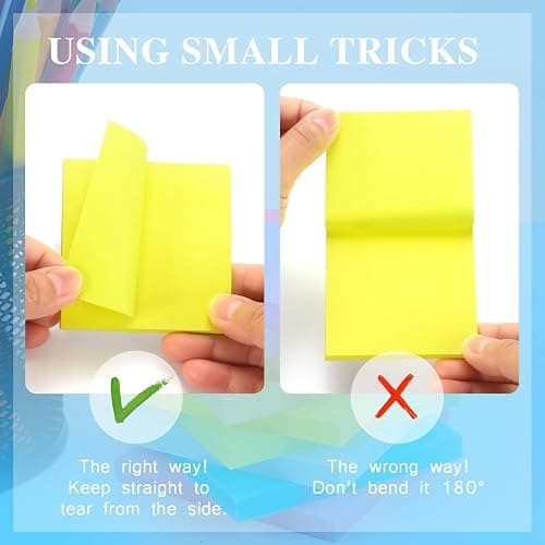 Early Buy Sticky Notes 3 in x 3 in, 8 Bright Color 8 Pads, 60 Sheets/Pad thumbnail 6