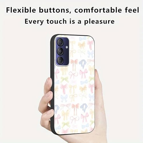 Aoldimu 2 Pack Stylish Mini Bow Phone Case for Gabb Phone 4 pro 6.5",Cartoon Cute Kawaii Bow Cases Fashion Pattern Cases for Girls Women Boys,Soft Silicone TPU Protective Cover Funda thumbnail 7