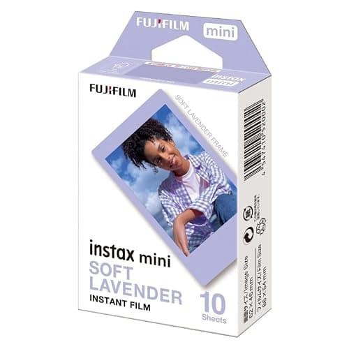 Fujifilm Mini Instant Film - Soft Lavender Instant Film + 40 Sheets Bundle + BluebirdSales Microfiber Cleaning Cloth Instant Mini Camera Perfect for Instant Photography thumbnail 7