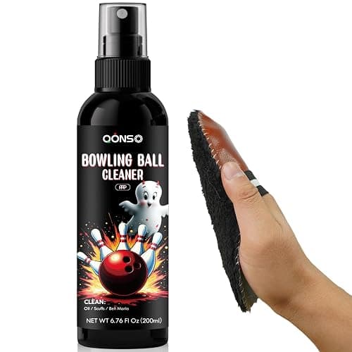 Bowling Ball Cleaner Spray - 1 Pack Bowling Cleaner Set with Cleaning Towel, Portable Bowling Accessories Kit - Removes Oil, Stains & Scuffs - Enhances Grip, Restores Tack & Prolongs Lifespan of Ball thumbnail 8