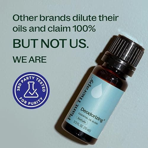 Plant Therapy Deodorizing Essential Oil Blend, 10 mL (1/3 oz), Pure Essential Oils, Undiluted, Therapeutic Grade, Ideal for Household Cleaning & Deodorizing thumbnail 4