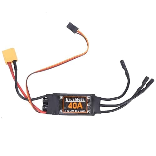 RC Airplane Motor, 2212 KV2200 Brushless Motor 40A XT60T SG90 Servo 6035 Propeller Accessory Kit for RC Aircraft RC Plane Quadcopter Fixed Wing Plane Helicopter Aircraft (Black) thumbnail 5