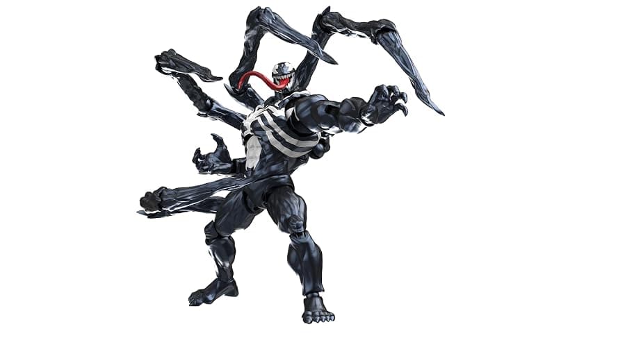 BLOKEES Champion Class - Marvel Rivals - Venom - 185 Pieces Model Kit - 6 Inch - 90 Points of Articulation - Assembly Required - No Tools - No Cutting - No Glue - No Paint - Age 14+ thumbnail 3