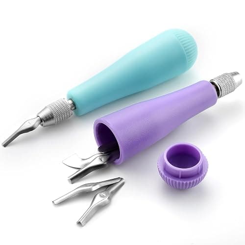 Umigy 24 Pack Craft Linoleum Cutter Kit Carving Tools Assortment Linocut Tools Block Cutters for Block Printing, Assorted Colors thumbnail 4