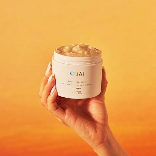 OUAI Scalp & Body Scrub, St. Barts - Exfoliating Body Scrub with Sugar & Coconut Oil Blend for Smooth, Moisturized Skin - Gentle Scalp Exfoliator for Removing Product Build Up (8.8 Oz) thumbnail 8