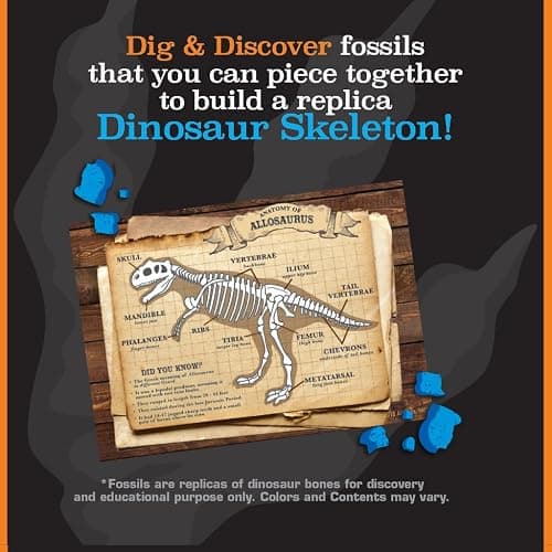 ArtSkills Epic Lab Dinosaur Fossil Digging Kit for Kids, Dinosaur Excavation Dig Kit Dino Toys for Kids Gifts for Boys and Girls thumbnail 4