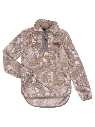 Simply Southern Quarter Zip Fleece Pullover, Y-Neck, Youth - Image 1