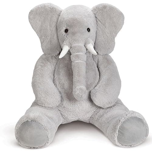 Vermont Teddy Bear Giant Elephant Stuffed Animal - 6 Foot Big Stuffed Elephant Plush from Giant Cuddle Collection - Collectible Plushies for Kids & Adults | Crafted in The USA thumbnail 3