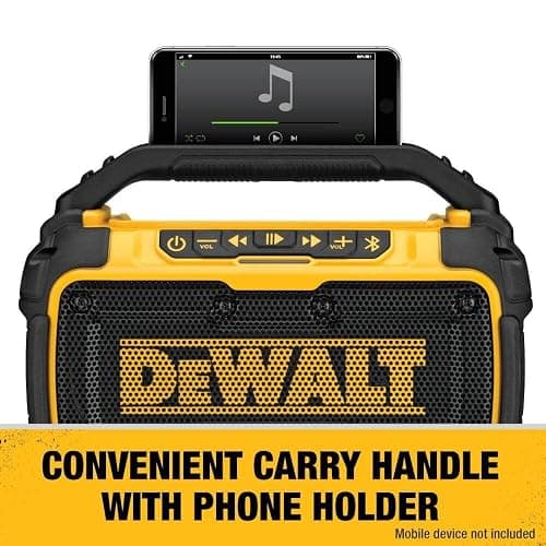 DEWALT 20V MAX* Bluetooth Speaker for Jobsite, Tool Only (DCR010) thumbnail 6