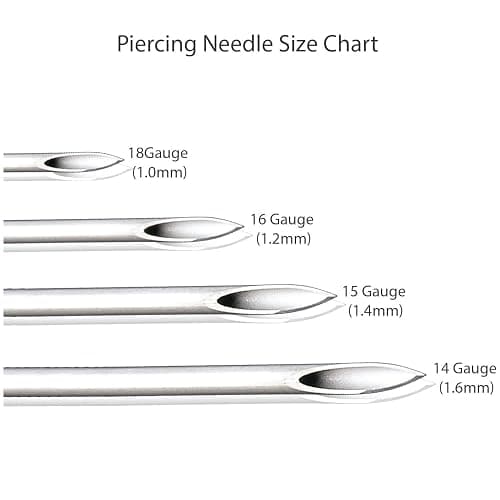 BodyJ4You 10PC Piercing Needles 18G - Sterile Disposable Sharp Surgical Stainless Steel - Nose Septum Ear Tragus Helix Labret Nipple Lip Navel thumbnail 6