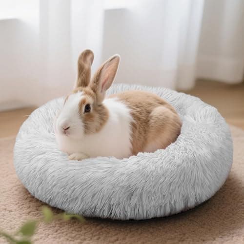 Tierecare Bunny Bed Rabbit Hideout Large Soft & Comfortable Small Animal Bedding Cozy Bed Mat Warm Hideaway Cage Accessories for Guinea Pig thumbnail 5