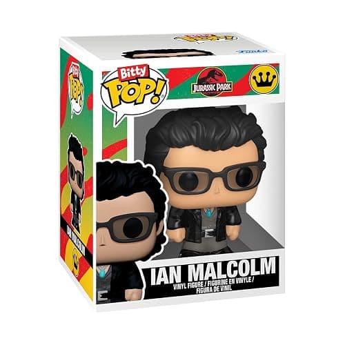 Funko Bitty Pop! Jurassic Park: Ellie Sattler, Ian Malcolm, Triceratops, and Brachiosaurus, with a 1 in 6 chance for a Surprise Mystery Figure - 0.9 Inch (2.2 Cm) Collectable - Gift Idea - Cake Topper thumbnail 6