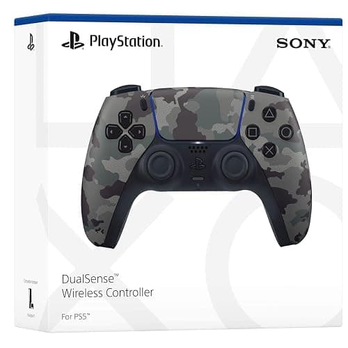 PlayStation Sony 5 DualSense Wireless Controller - Gray Camouflage (Renewed) thumbnail 8