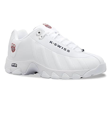 K-Swiss Men's ST329 CMF Sneaker, Wide Tennis Dad Walking Shoes Leather Upper thumbnail 4