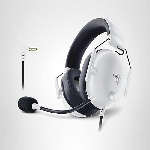Razer BlackShark V2 X Gaming Headset: 7.1 Surround Sound - 50mm Drivers - Memory Foam Cushion - for PC, Mac, PS4, PS5, Switch - 3.5mm Audio Jack - White thumbnail 9