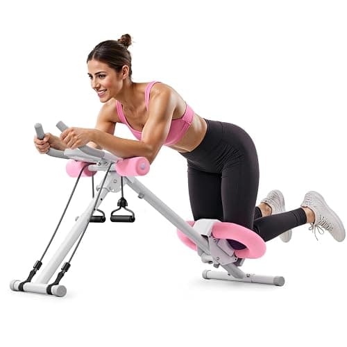 MERACH Ab Machine, Ab Workout Equipment, Adjustable Ab Trainer Machine for Abs Workout at Home Gym, Foldable, Knee Protection, Abdominal Trainer for Stomach Workout thumbnail 9