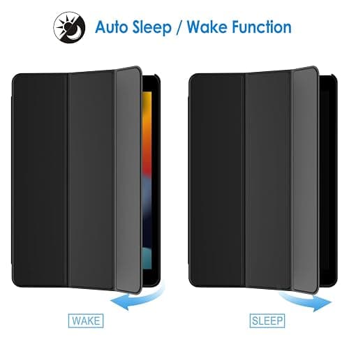 JETech Case for iPad 10.2-Inch (2021/2020/2019 Model, 9/8/7 Generation), Auto Wake/Sleep Cover (Black) thumbnail 7