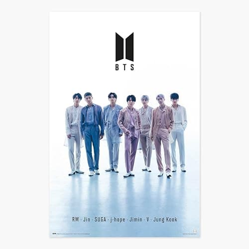 Grupo Erik Poster BTS - 36 x 24 inches / 91.5 x 61 cm - Shipped Rolled Up - Cool Posters, Art Poster, Wall Posters & Prints - Image 1