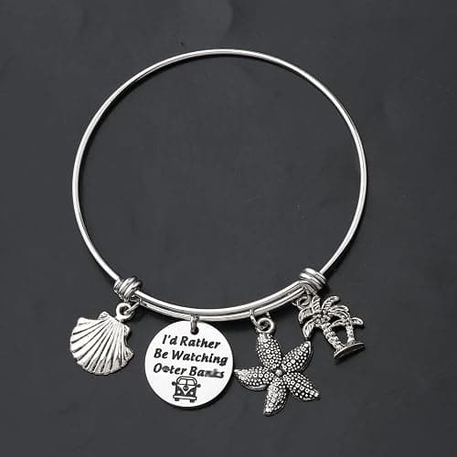 ENSIANTH Pogue Friends- TV Show Inspired - OBX Fans Gift I'd Rather Be Watching Outer Bracelet thumbnail 5