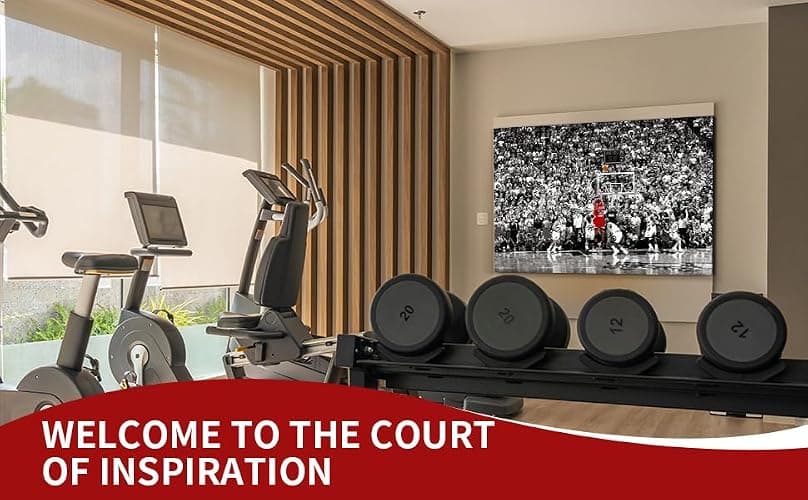 Large Sports Poster (24"x32"), Basketball Superstar Michael Jordan, Bedroom Gymnasium Wall Art Decor, Unframed Canvas Poster (Pattern - C) thumbnail 6