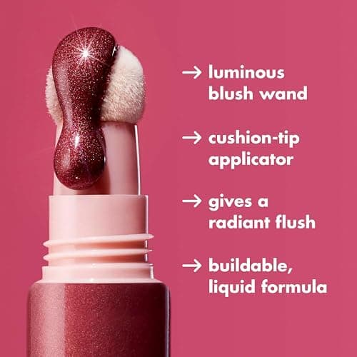 e.l.f. Halo Glow Blush Beauty Wand, Liquid Blush Wand For Radiant, Flushed Cheeks, Infused With Squalane, Vegan & Cruelty-free, Rosé You Slay thumbnail 4