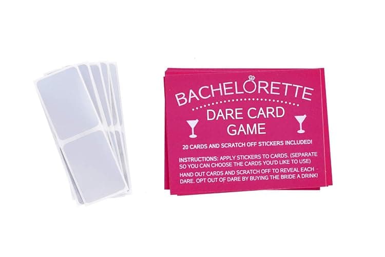 Printed Party Bachelorette Dare Card Scratch Off Game, Girls Night Out, 20 Cards thumbnail 7