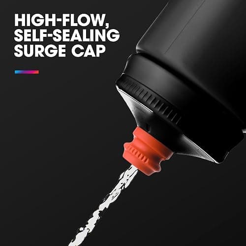 HydraPak Breakaway Surge Lightweight Bike Water Bottle 2-Pack (20oz, 25oz, 30oz) - High Flow, Cycling & Sports Squeeze Bottle thumbnail 4