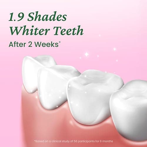 EUTHYMOL Whitening Toothpaste (3.7fl oz) - Stain Removal in 2 Weeks, Long-Lasting Freshness for Sensitive Gum & Teeth. Bad Breath, Cavity Prevention. Recyclable Aluminum Tube thumbnail 5