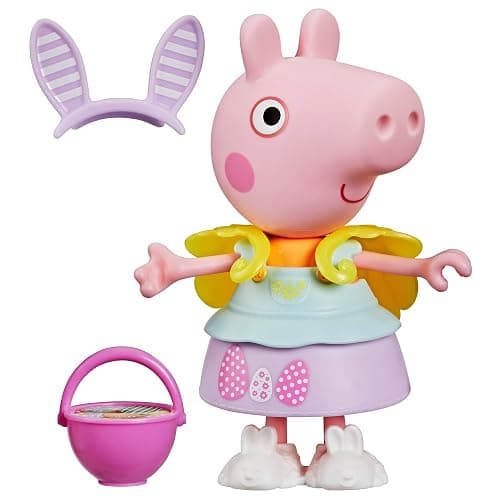 Peppa Pig Springtime Dress-Up Figure with 6 Easy-On Fashion Accessories, 6-Inch Doll, Easter Gift for Kids, Preschool Toys for Girls and Boys 3 and Up thumbnail 8