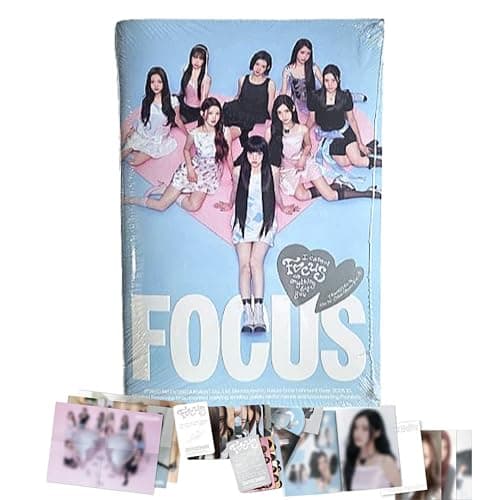 Hearts2Hearts Focus 1st Mini Album [C Ver.] Photobook + CD + 2 Photocard + Postcard + Poster + Sticker - Image 1