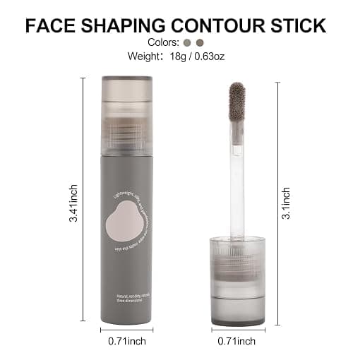 Erinde Cool Toned Liquid Contour Stick – Cold Grey Cream Bronzer for Sculpted Look, Lightweight Blendable Matte Finish, Long Lasting Liquid Contouring Makeup, Vegan & Cruelty-Free, 102 | Blendable Matte Bronzing Stick Smooth, Long - Lasting & Waterproof Face Shaping Liquid Contouring Makeup, #102 thumbnail 7
