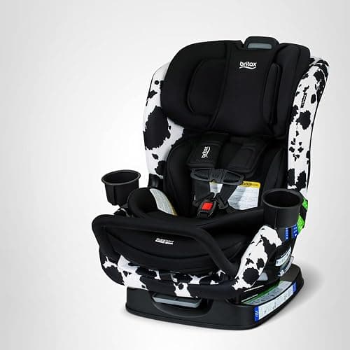 Britax Poplar S Convertible Car Seat, 2-in-1 Car Seat Extended Rear Facing, 17” Slim Car Seat Design with Fast & Easy ClickTight Installation, Anti-Rebound Bar & SafeWash Fabrics — Cowmooflage thumbnail 12