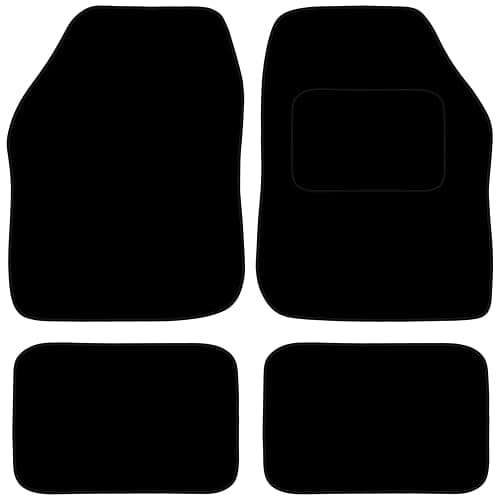 Carsio Universal Car or Van Floor Mats 4PC Set Non Slip Carpet with Black Edging - Image 1