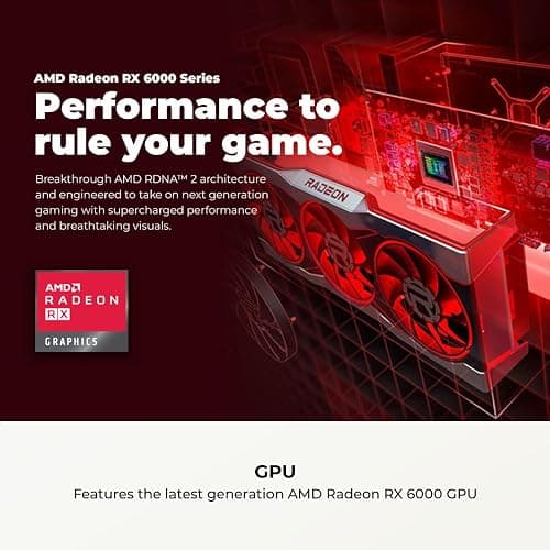 CyberPowerPC Gamer Master Gaming PC, AMD Ryzen 5 5500 3.6GHz, Radeon RX 6400 4GB, 16GB DDR4, 500GB PCIe Gen4 SSD, WiFi Ready & Windows 11 Home (GMA3100A) thumbnail 6